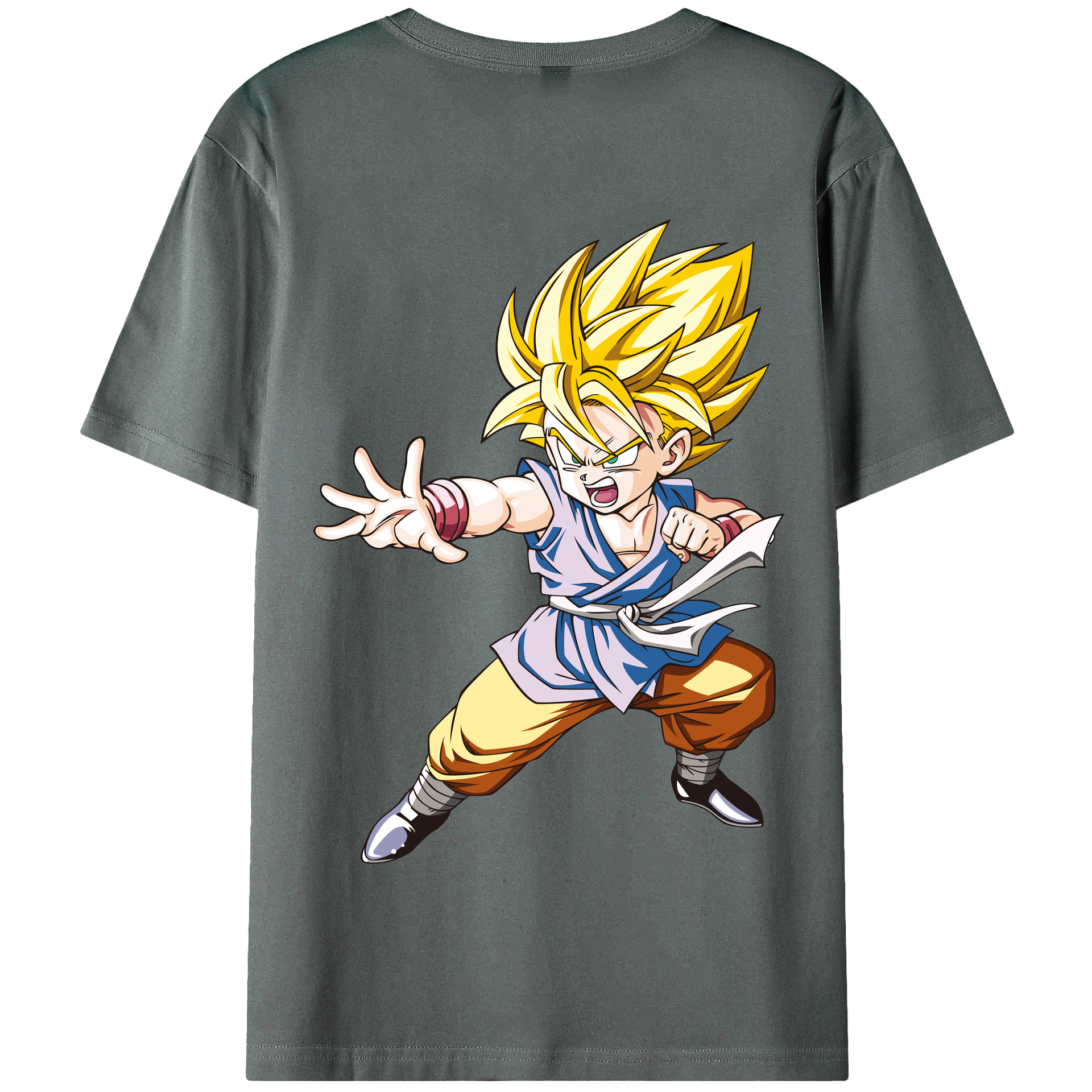 （画像用） ドラゴンボール ベジット DRAGON BALL Vegetto 綿100％半袖Tシャツ（背面プリント）